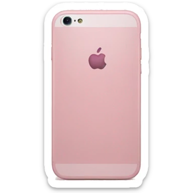 pastel pink iphone sticker