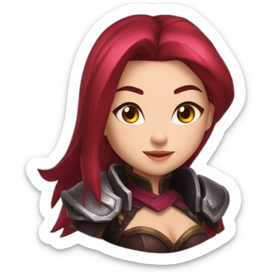 Katarina league of legends sticker