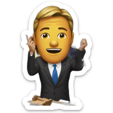 oposition in parliament sticker