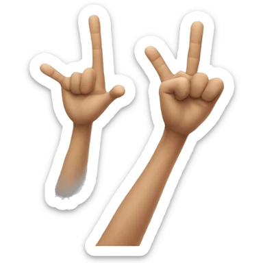 create a custom apple emoji of the hand gesture that goes like (get a load of this guy) sticker