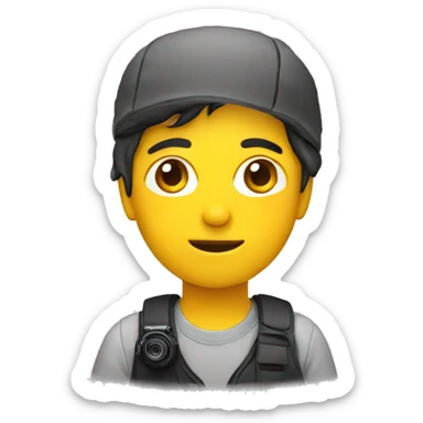 a photographer talking sticker