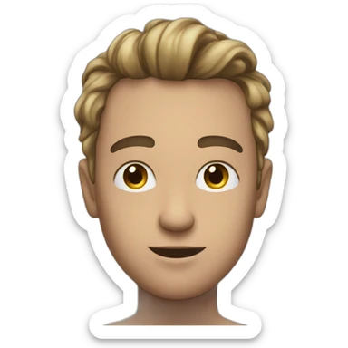 Homme avec le bras tendu vers le ciel sticker