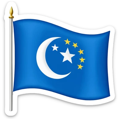 Turkstan flag sticker