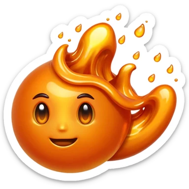 molten metal sticker