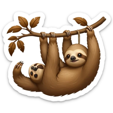 sloth sticker