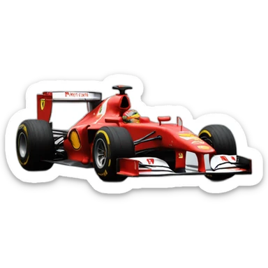 F1 car ferrari sticker