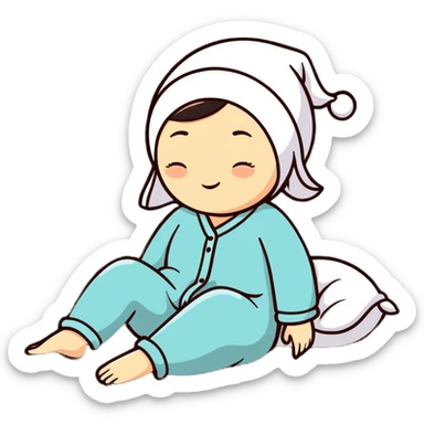 goodnight my sister sticker