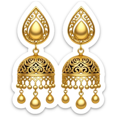 Jhumka emoji sticker