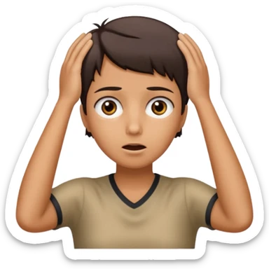 Going to fast for you (hand over the head  motion) sticker