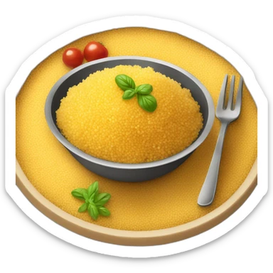 Meal of couscous sticker
