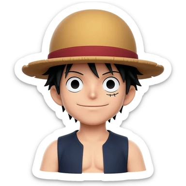 Luffy sticker