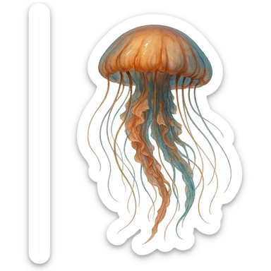 Jellyfish sticker