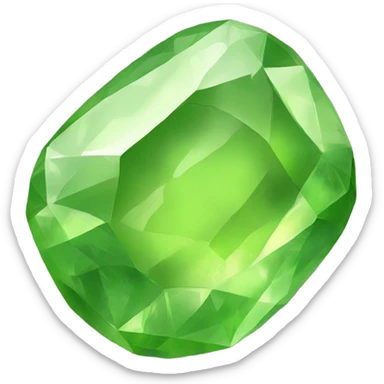 Peridot gemstone  sticker