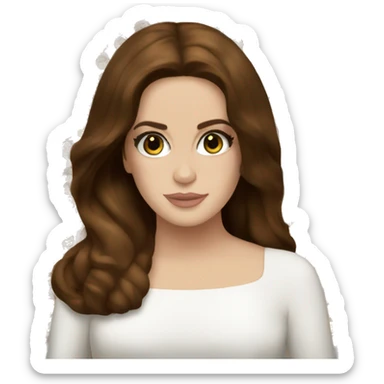 lana del rey coded emojis sticker