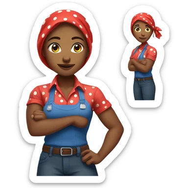Rosie the Riveter sticker