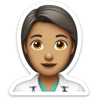 female-veterinarian sticker