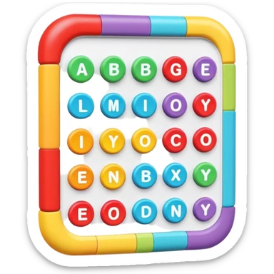 a baby toy that helps them learn words sticker
