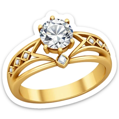 anillo de cumpleañera de 15 años sticker