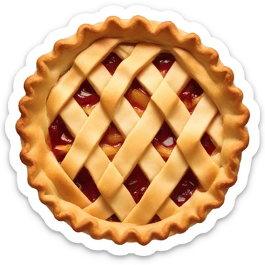 apple pie sticker