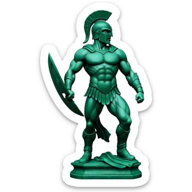 michigan state university spartan sticker