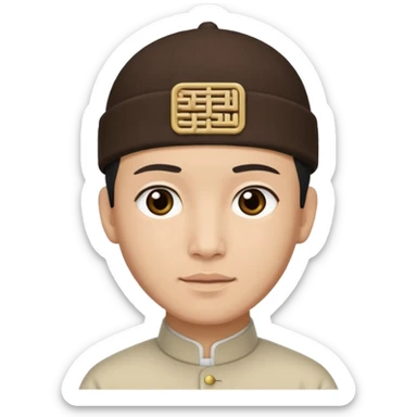 Chinese Muslim man sticker