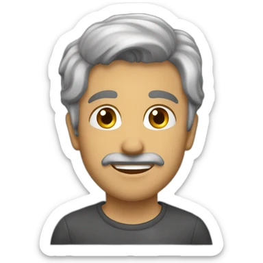 ابروی کج و لب صاف sticker