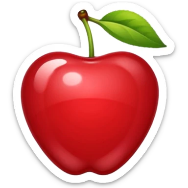 stiker de estudio guinda sticker