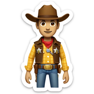 Sheriff woody from Toy Story  sticker
