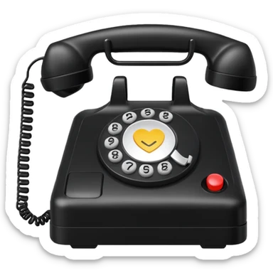 Phone hotline phone sticker