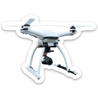 FPV Drone on top of the mountaing sticker