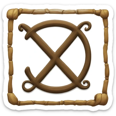 I need to Generate a Emoji of Letters/ Cool Letters, Uniquely Design For my Clan. The Name of Emoji should be DS  sticker