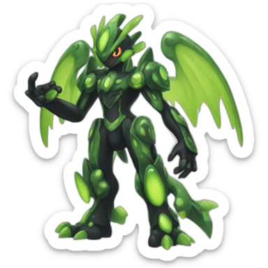 zygarde sprite pokemon sticker