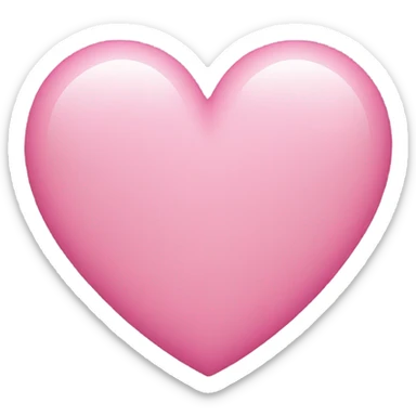 pink heart sticker