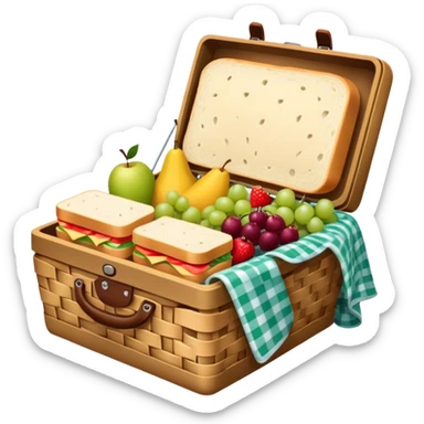 Picnic basket sticker