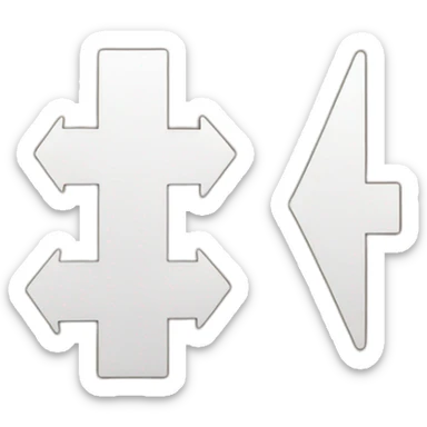 Euro symbol with arrow pointing left and arrow pointing right sticker
