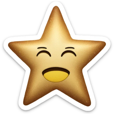 Star mixed with the 100% emoji sticker