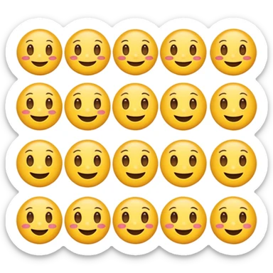 Gere emojis fofos sticker