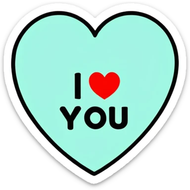 I love you  sticker