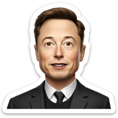 elon musk sticker