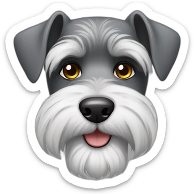 zwergschnauzer sticker