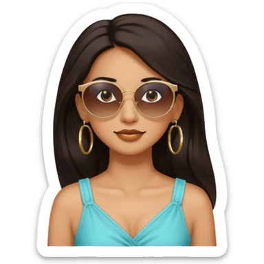 Baddie from the south sticker