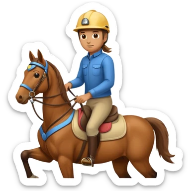 Horse riding  sticker