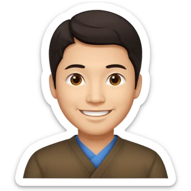 create a chinese man  sticker