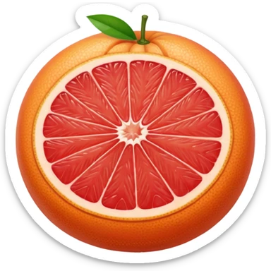 grapefruit sticker