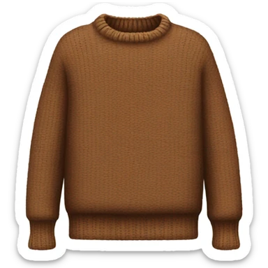 Sweater brown sticker