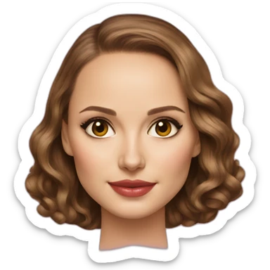 Beautiful natalie portman sticker