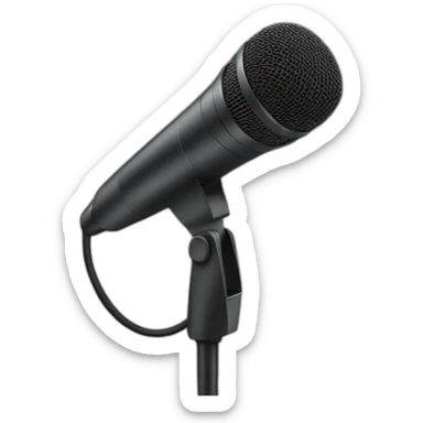 microphone sticker