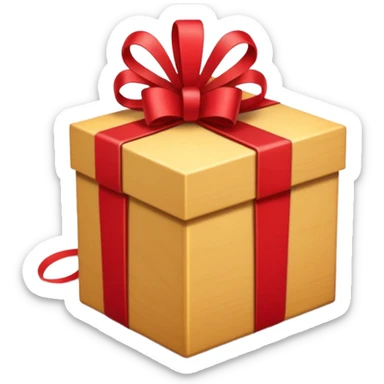 mouse cursor clicking on a gift box, for online shopping emoji sticker