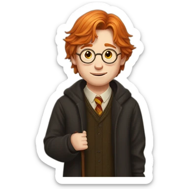 Ron weasley, harry potter sticker