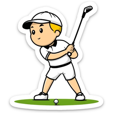Golf sticker